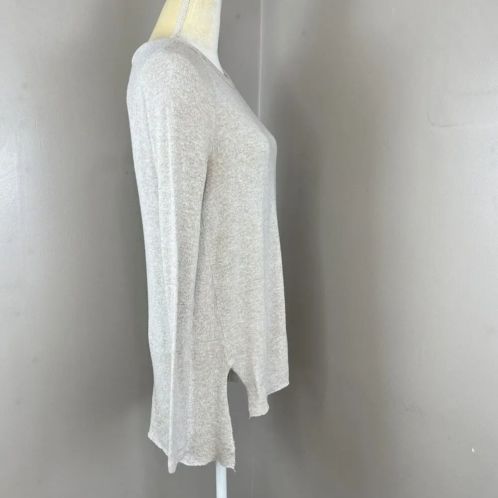 American Eagle Women’s Size XS Soft & Sexy Plush Beige knit Top Sweatshirt